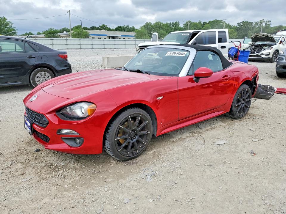 2017 Fiat 124 spider VIN JC1NFAEK1H0104090 COPART salvage auction — SIDE, Ky - Bill Of Sale/Part Only/No Titl, sold $2,300 on 2026-07-16 (photo 1)