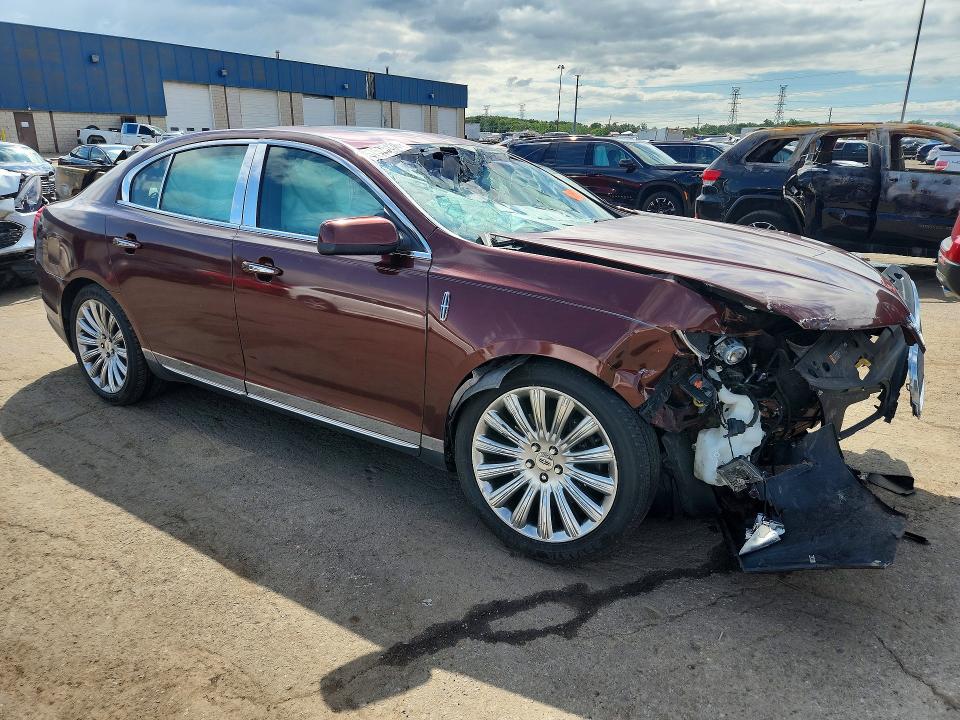 2015 Lincoln Mks VIN 1LNHL9EK3FG604968 COPART salvage auction — FRONT END, MI - CERTIFICATE OF TITLE, sold $600 on 2026-07-02 (photo 4)