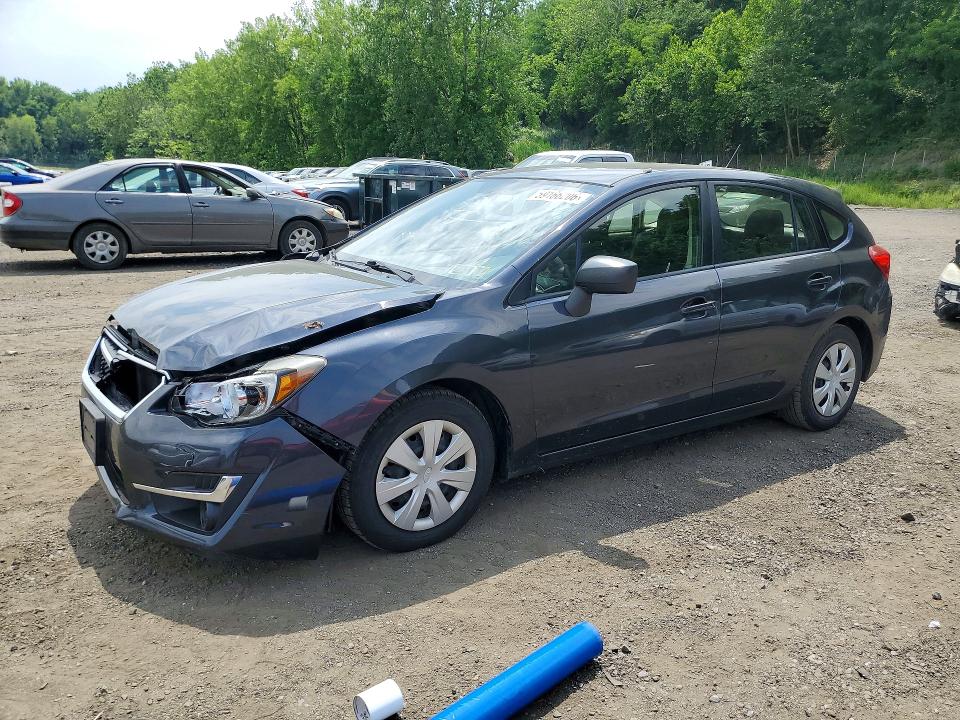 2016 Subaru Impreza VIN JF1GPAA62G8201385 COPART salvage auction — FRONT END, Ny - Mv-907A Salvage Certificate, sold $325 on 2026-07-16 (photo 1)
