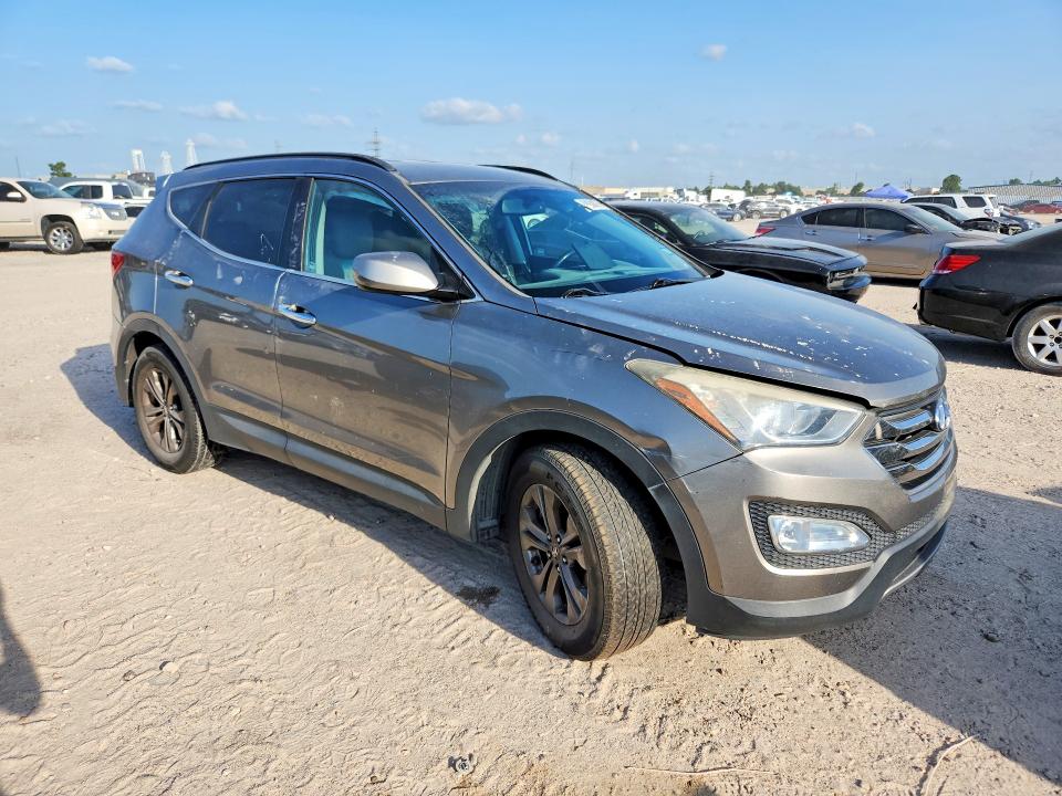 2014 Hyundai VIN 5XYZU3LB6EG204281 COPART salvage auction — SIDE, TX - SALVAGE VEHICLE TITLE (P), sold $375 on 2026-07-24 (photo 4)