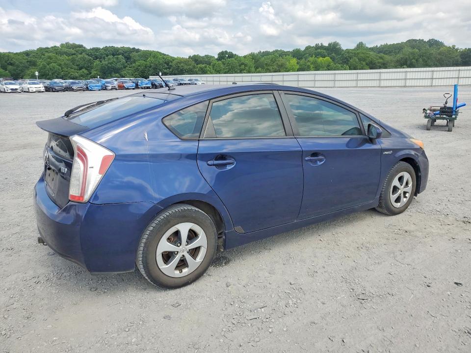2013 Toyota Prius VIN JTDKN3DU0D1729494 COPART salvage auction — MINOR DENT/SCRATCHES, Sc - Dealer Only Clean Title, sold $1,300 on 2026-07-29 (photo 3)