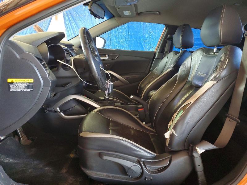 2013 Hyundai Veloster VIN KMHTC6AE7DU143328 COPART salvage auction — FRONT END, Ky - Certificate Of Title, sold $975 on 2026-07-04 (photo 7)
