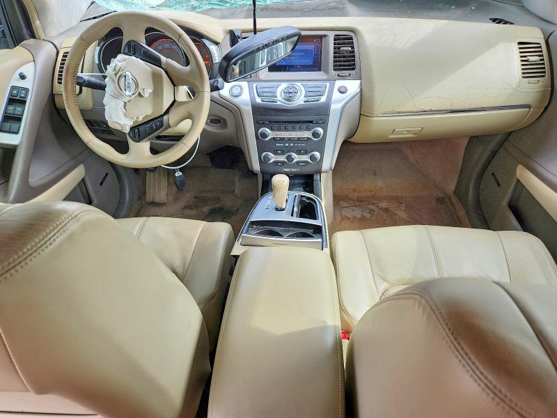 2009 Nissan Murano VIN JN8AZ18UX9W026238 COPART salvage auction — FRONT END, AL - CERT OF TITLE-SALVAGE TITLE, sold $225 on 2026-07-30 (photo 8)