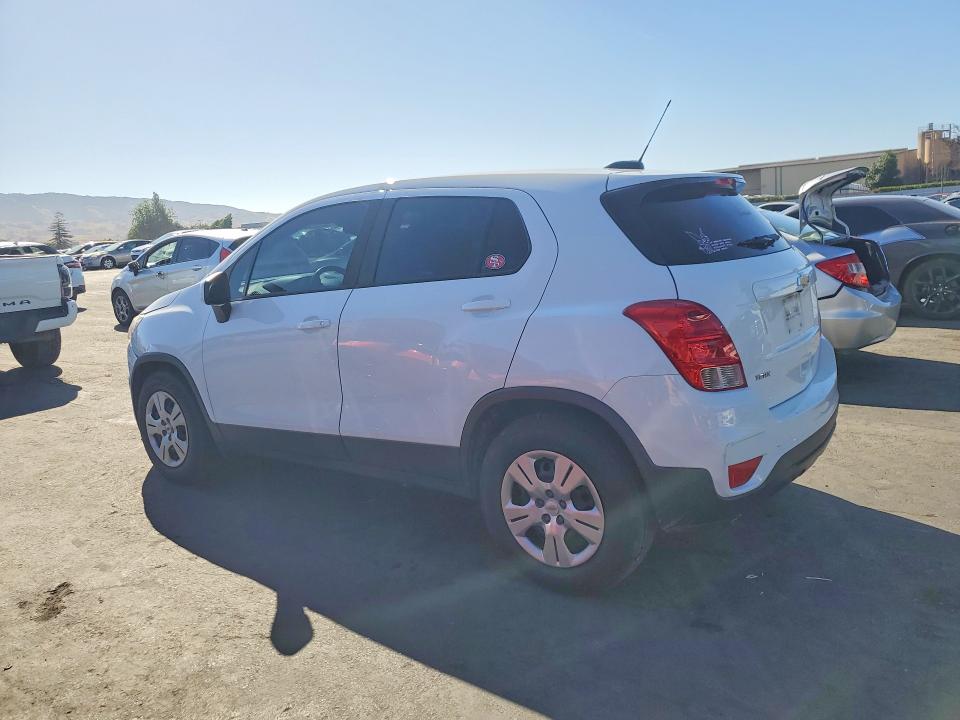 2018 Chevrolet Trax VIN KL7CJKSB3JB701123 COPART salvage auction — FRONT END, Ca - Salvage Certificate, sold $60 on 2026-07-28 (photo 2)
