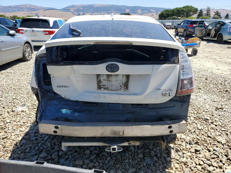 2007 Toyota Prius VIN JTDKB20U877090100 COPART salvage auction — REAR END, CA - SALVAGE CERTIFICATE, sold $575 on 2026-07-09 (photo 6)