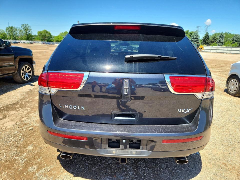 2014 Lincoln Mkx VIN 2LMDJ6JK7EBL11254 COPART salvage auction — FRONT END, Il - Salvage Certificate, sold $250 on 2026-07-23 (photo 6)