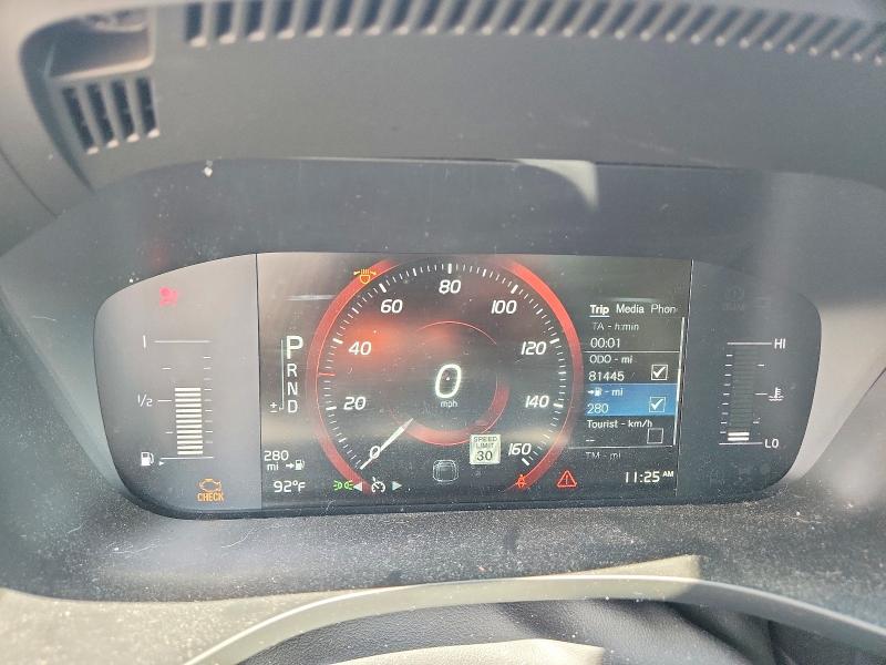 2019 Volvo Xc60 VIN YV4A22RK8K1345267 COPART salvage auction — FRONT END, Ny - Mv-907A Salvage Certificate, sold $8,300 on 2026-07-06 (photo 9)