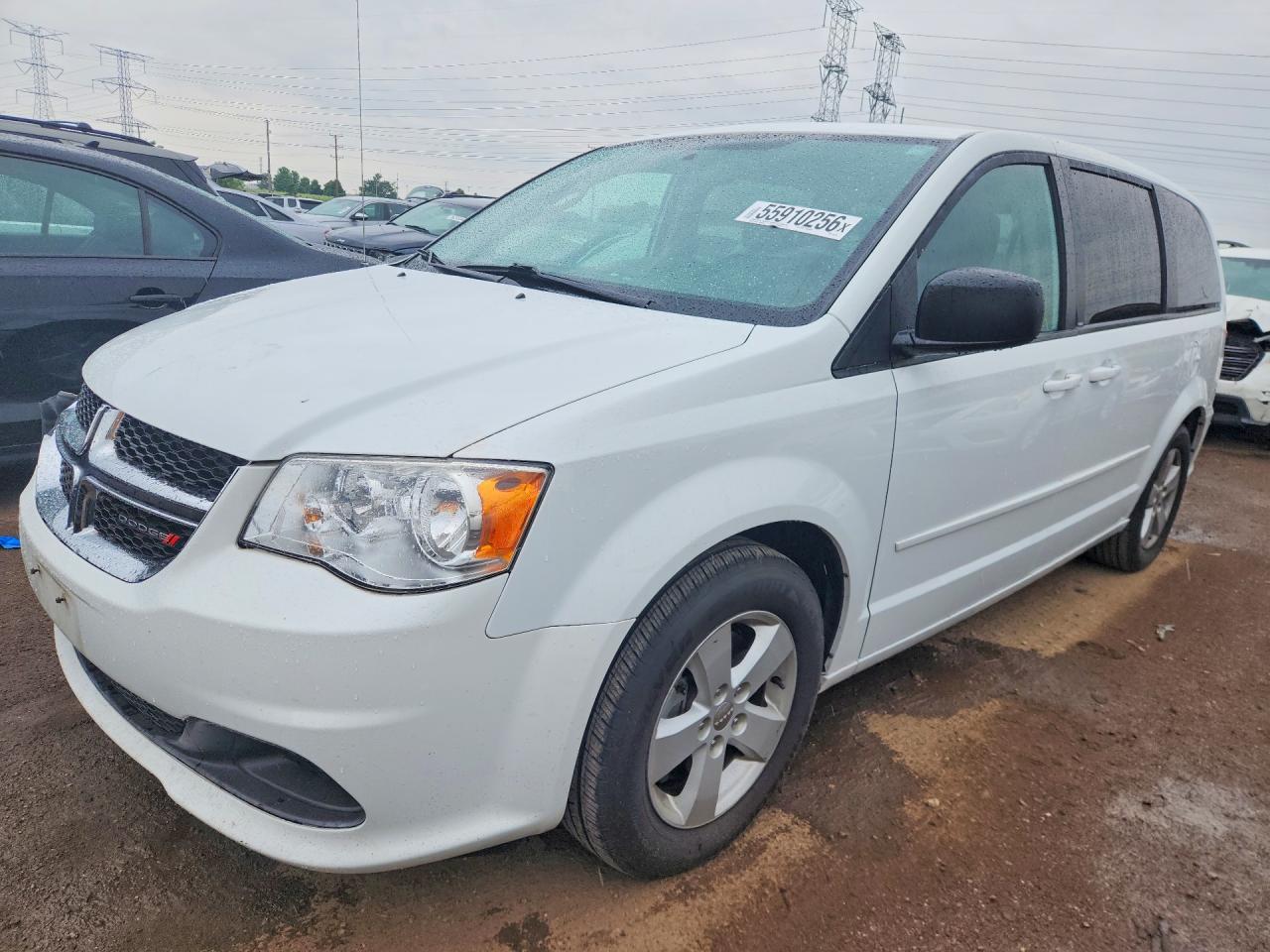 2013 Dodge Grand Caravan VIN 2C4RDGBG4DR814212 COPART salvage auction — Front End, IL - SALVAGE CERTIFICATE, sold $1,700 on 2026-07-08 (photo 1)