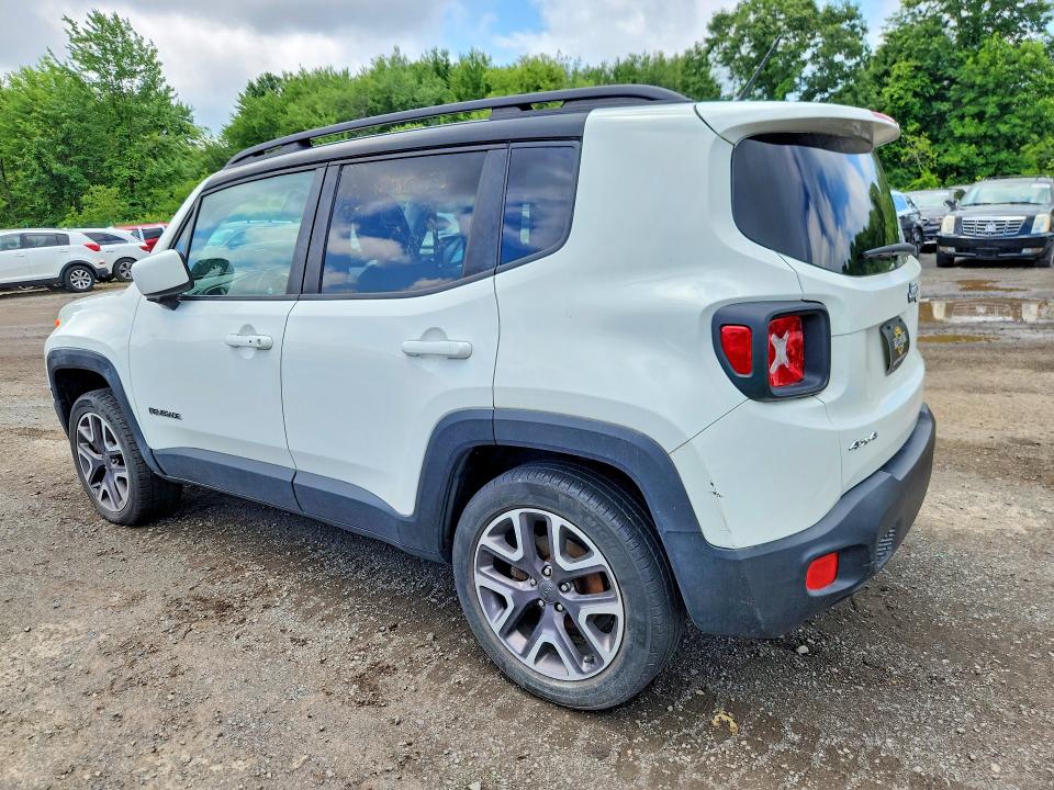 2016 Jeep Renegade VIN ZACCJBBT5GPC43286 COPART salvage auction — MINOR DENT/SCRATCHES, Fl - Certificate Of Title, sold $2,300 on 2026-07-10 (photo 2)