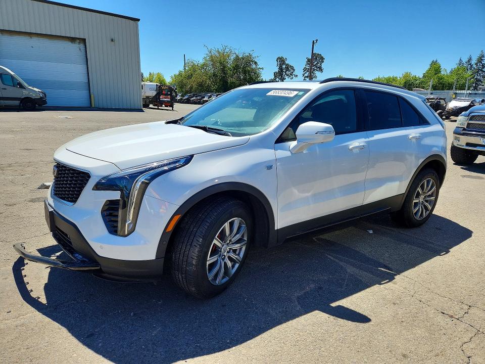 2021 Cadillac Xt4 VIN 1GYFZFR44MF001058 COPART salvage auction — FRONT END, Or - Salvage Title Certificate, sold $3,600 on 2026-08-17 (photo 1)
