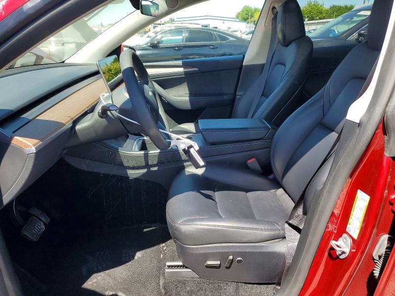 2024 Tesla Model y VIN 7SAYGDED9RF106286 COPART salvage auction — REAR END, Ca - Salvage Certificate, sold $14,100 on 2026-07-21 (photo 7)