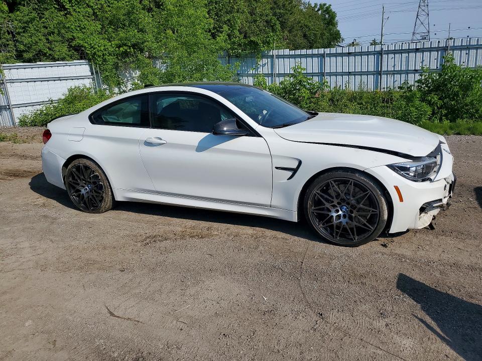 2018 BMW M4 VIN WBS4Y9C53JAC87959 COPART salvage auction — FRONT END, ON - PERMIT SALVAGE, sold $16,500 on 2026-07-28 (photo 4)