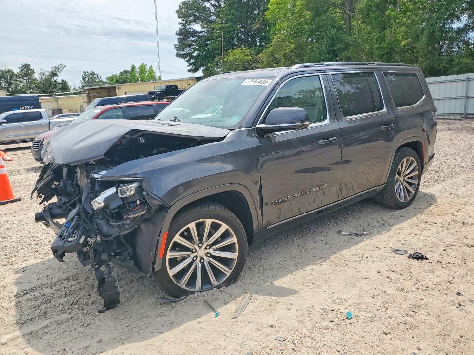 2022 Jeep Grand wagoneer VIN 1C4SJVFJ5NS106989 COPART salvage auction — FRONT END, NC - SALVAGE CERTIFICATE OF TITLE, sold $8,400 on 2026-07-31 (photo 1)