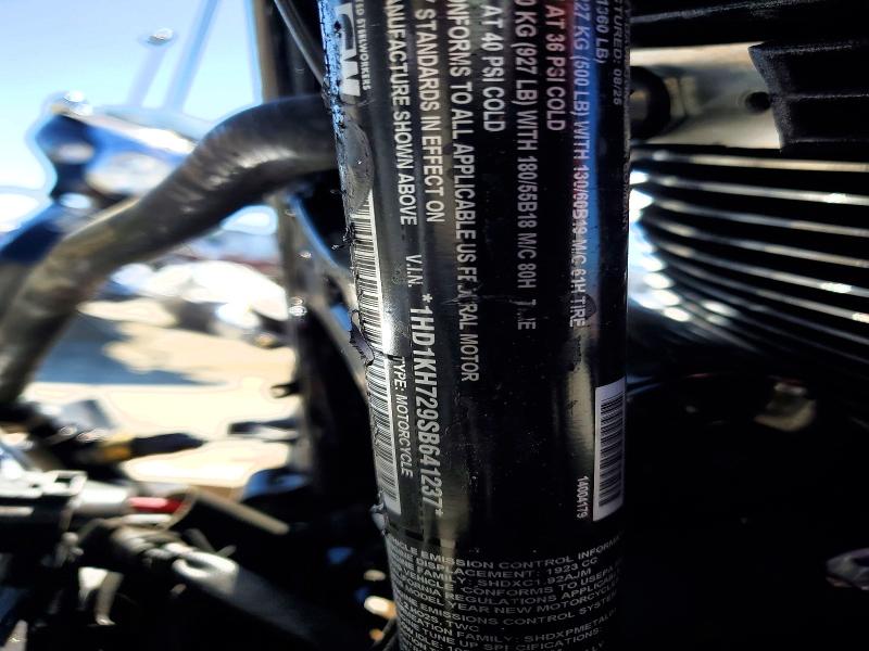 2025 Harley-davidson VIN 1HD1KH729SB641237 COPART salvage auction — FRONT END, Ca - Salvage Certificate, sold $7,500 on 2026-07-30 (photo 9)