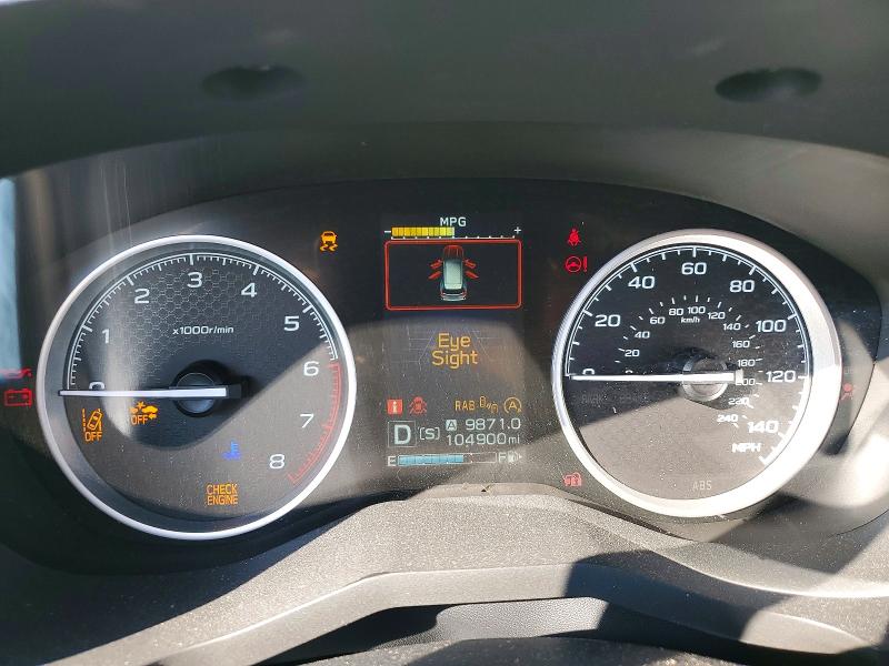 2019 Subaru VIN JF2SKAUC0KH404175 COPART salvage auction — FRONT END, Sc - Cert Of Title-Salvage, sold $775 on 2026-07-13 (photo 9)