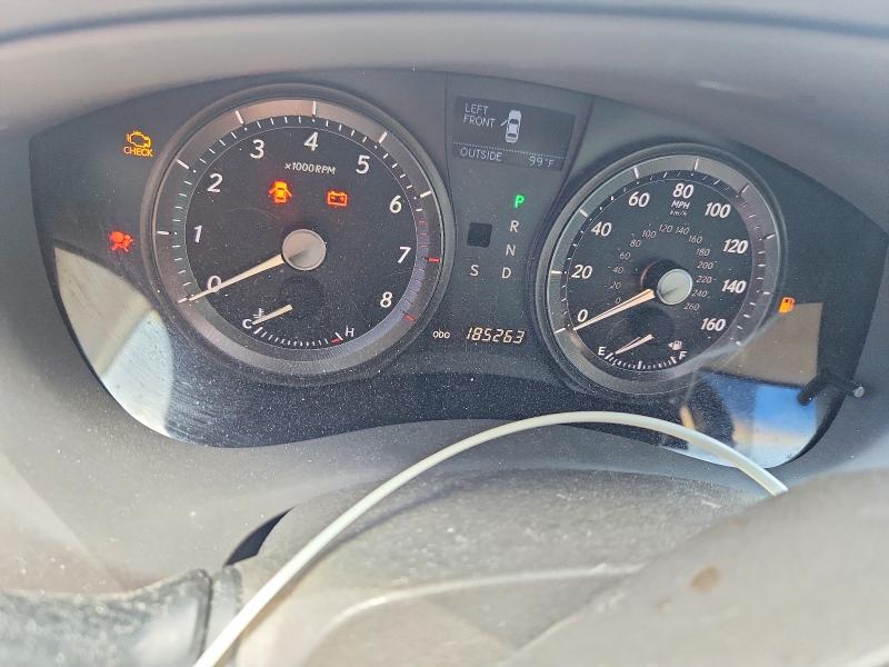 2009 Lexus ES VIN JTHBJ46GX92309296 COPART salvage auction — FRONT END, Tx - Salvage Vehicle Title, sold $825 on 2026-07-02 (photo 9)