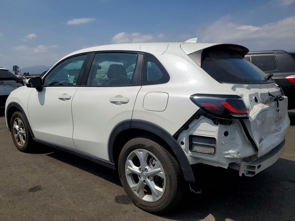 2025 Honda Hr-v VIN 3CZRZ1H31SM720919 COPART salvage auction — REAR END, Ca - Salvage Certificate, sold $11,400 on 2026-07-29 (photo 2)