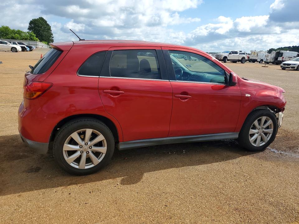 2013 Mitsubishi Outlander VIN 4A4AP4AU6DE021591 COPART salvage auction — FRONT END, Tx - Salvage Vehicle Title, sold $400 on 2026-07-27 (photo 3)
