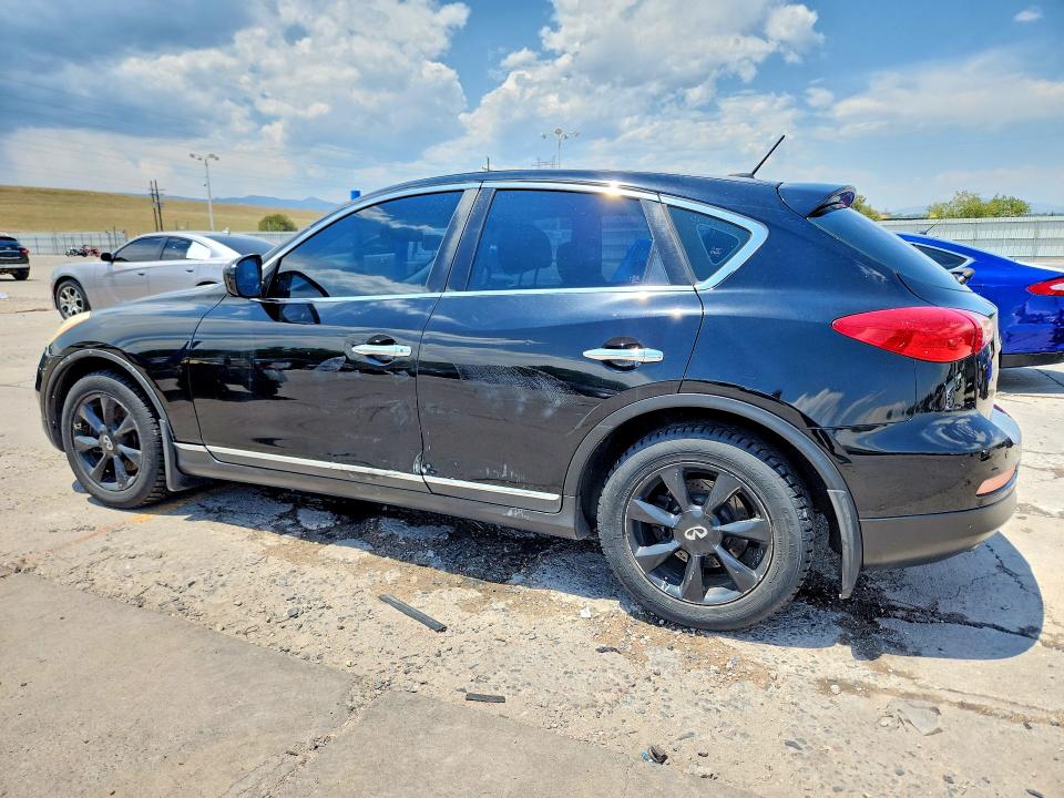 2010 Infiniti Ex35 VIN JN1AJ0HR6AM753226 COPART salvage auction — HAIL, Co - Public - Salvage Title, sold $550 on 2026-07-27 (photo 2)
