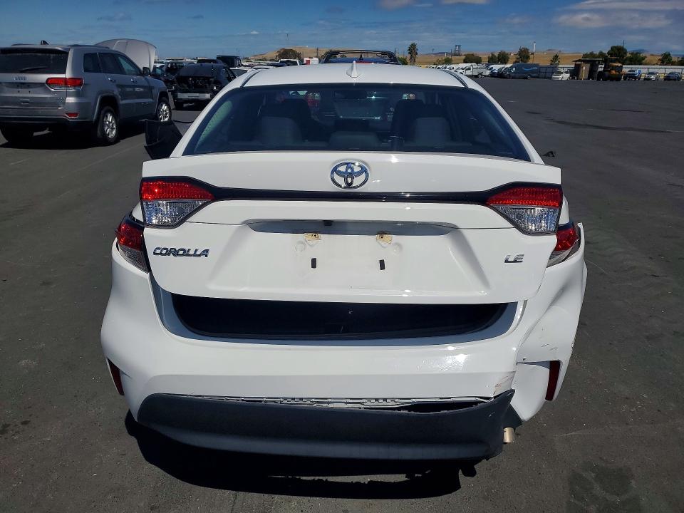 2024 Toyota VIN 5YFB4MDE9RP138200 COPART salvage auction — REAR END, Ca - Salvage Certificate, sold $6,400 on 2026-07-08 (photo 6)