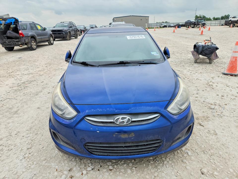 2016 Hyundai Accent VIN KMHCT4AE2GU060687 COPART salvage auction — NORMAL WEAR, TX - CERTIFICATE OF TITLE, sold $600 on 2026-07-02 (photo 5)