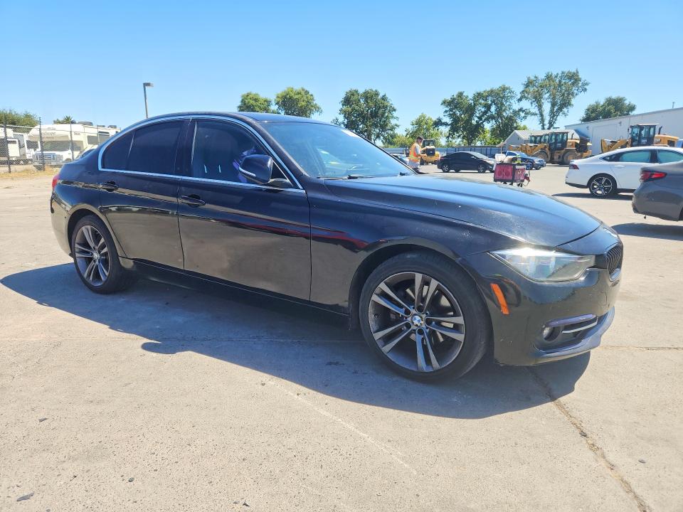 2017 BMW 3er VIN WBA8B9G59HNU09127 COPART salvage auction — SIDE, Ca - Salvage Certificate, sold $3,050 on 2026-07-13 (photo 4)