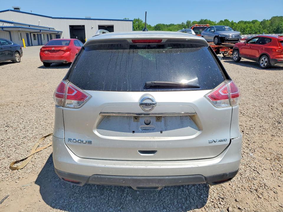 2015 Nissan Rogue VIN KNMAT2MV0FP519191 COPART salvage auction — FRONT END, NY - MV-907A SALVAGE CERTIFICATE, sold $425 on 2026-07-06 (photo 6)