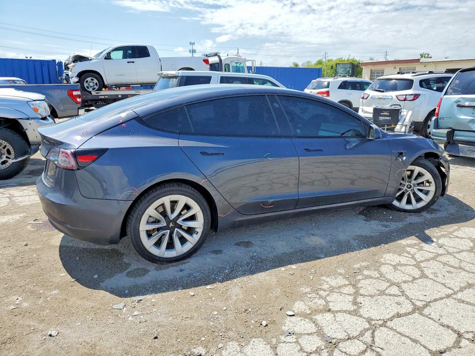 2022 Tesla Model 3 VIN 5YJ3E1EB5NF288105 COPART salvage auction — UNDERCARRIAGE, In - Cert Of Title-Salvage Title, sold $150 on 2026-07-24 (photo 3)