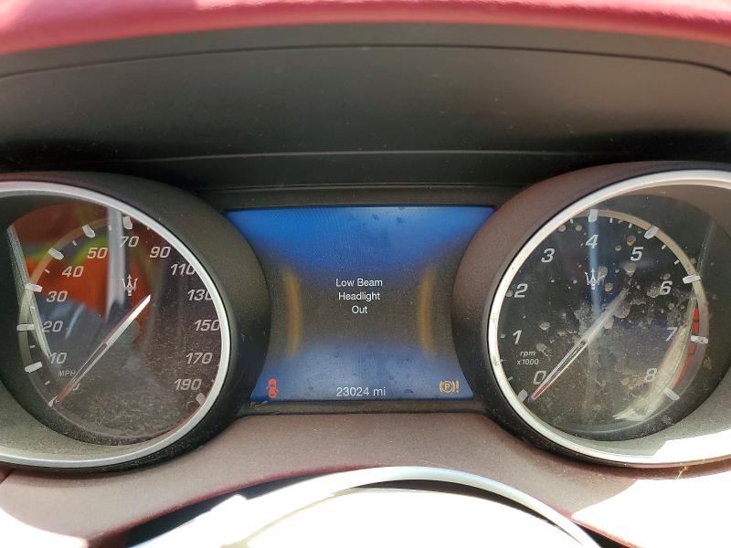 2018 Maserati Levante VIN ZN661XUS4JX302510 COPART salvage auction — FRONT END, Ca - Dis/Dlr/Exp Only Clean Title (P), sold $2,100 on 2026-07-10 (photo 9)