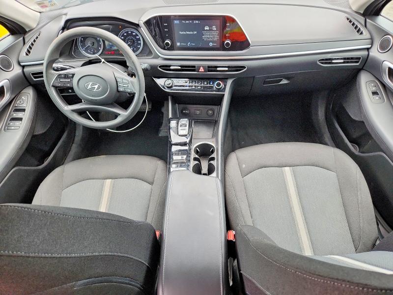 2021 Hyundai Sonata VIN 5NPEG4JA5MH090769 COPART salvage auction — REAR END, La - Cert Of Title-Salvage, sold $3,600 on 2026-07-14 (photo 8)