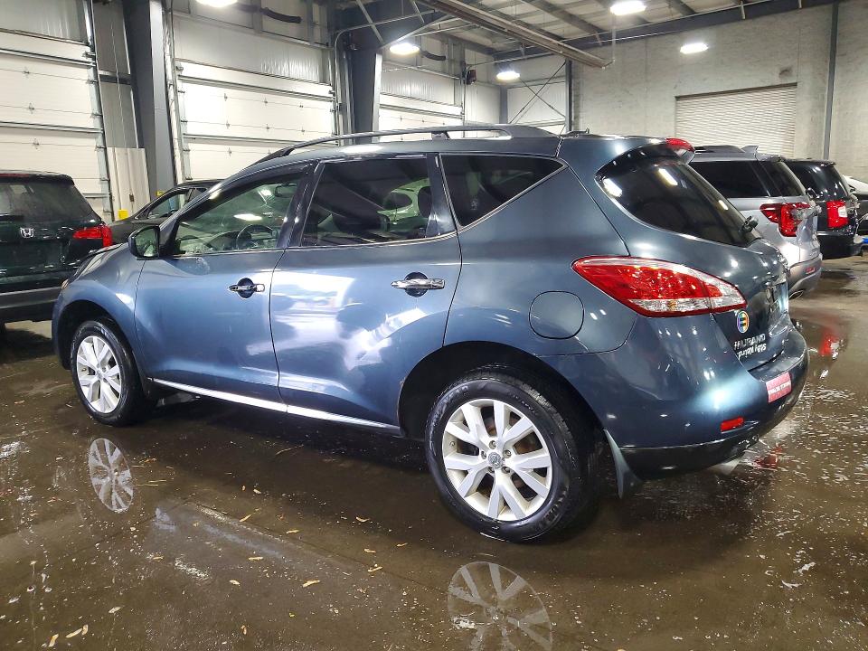 2014 Nissan Murano VIN JN8AZ1MW7EW501569 COPART salvage auction — HAIL, Mn - Cert Of Title-Prior Salvage, sold $250 on 2026-07-28 (photo 2)