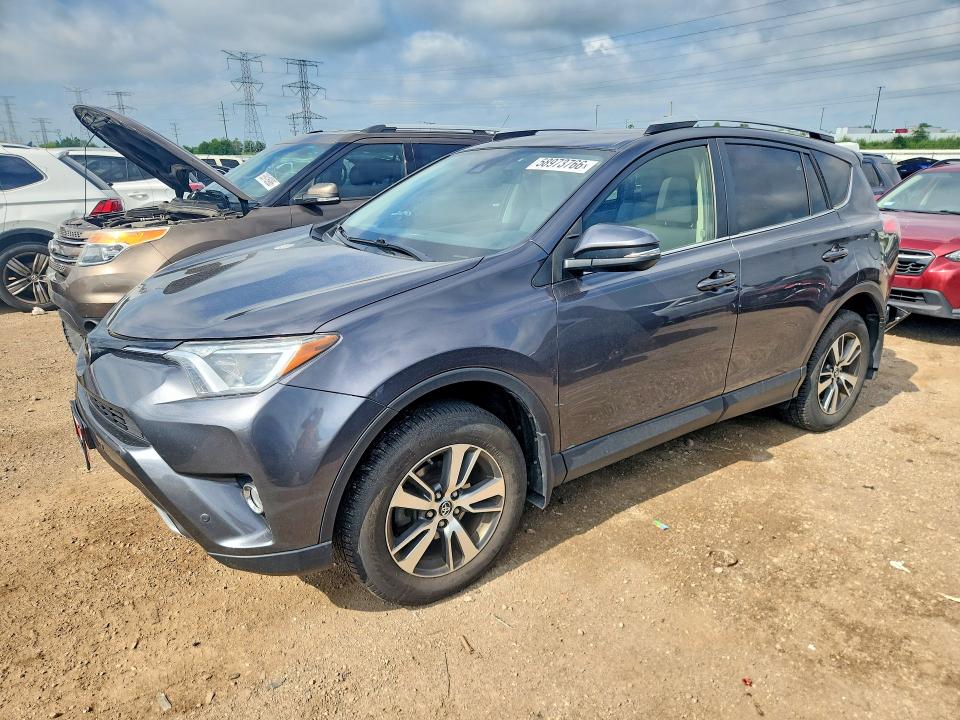 2016 Toyota Rav 4 VIN JTMRFREV4GJ071012 COPART salvage auction — REAR END, Il - Salvage Certificate, sold $5,900 on 2026-07-30 (photo 1)