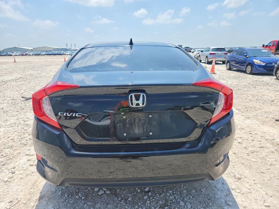 2018 Honda Civic VIN 19XFC2F76JE003169 COPART salvage auction — SIDE, Tx - Salvage Vehicle Title, sold $2,000 on 2026-07-09 (photo 6)