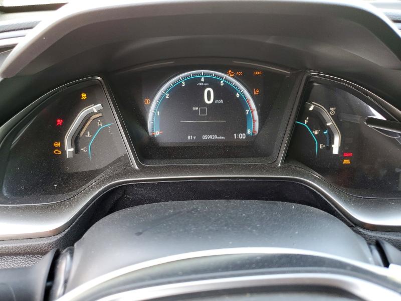2019 Honda Civic VIN SHHFK7H65KU225152 COPART salvage auction — FRONT END, Fl - Cert Of Title Slvg Rebuildable, sold $4,250 on 2026-07-17 (photo 9)