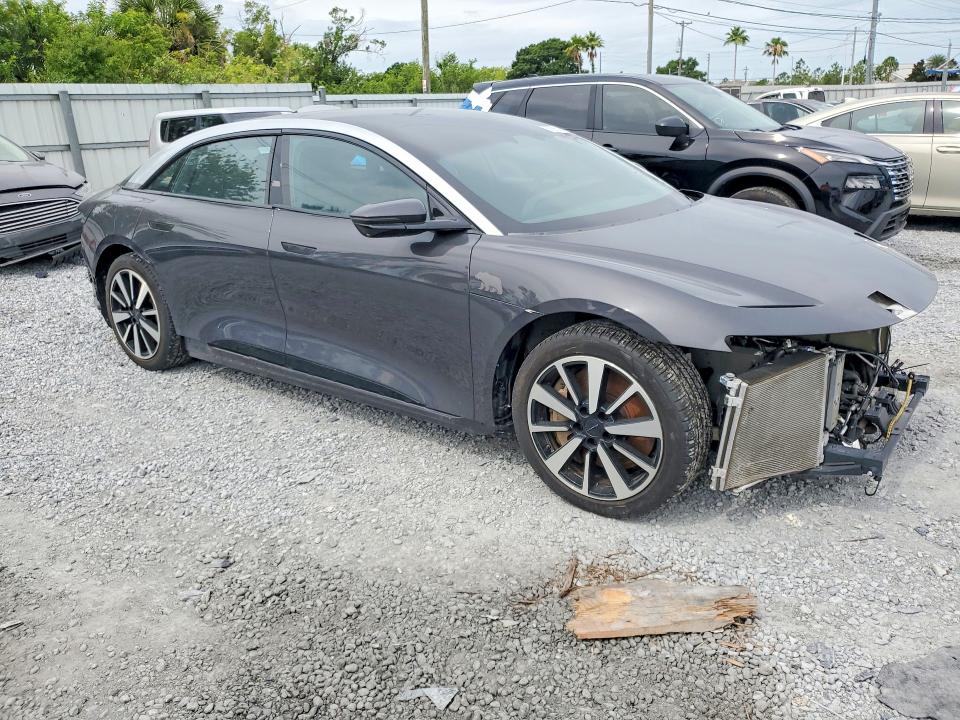 2023 Lucid Air VIN 50EA1TEA2PA004619 COPART salvage auction — FRONT END, Oh - Cert Of Title-Salvage, sold $7,400 on 2026-07-07 (photo 4)
