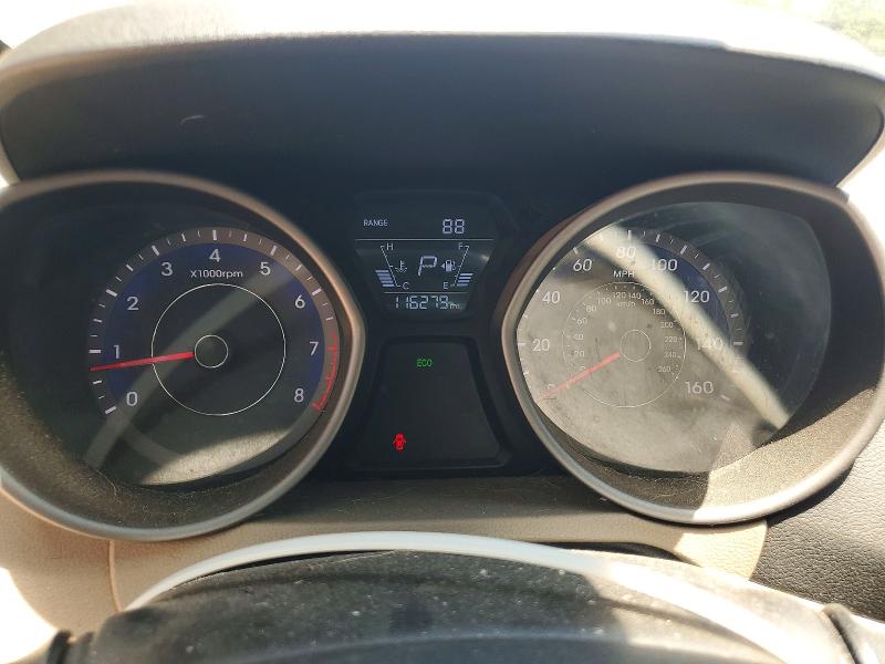 2016 Hyundai Elantra VIN KMHDH4AE2GU520906 COPART salvage auction — REAR END, Sc - Cert Of Title-Salvage, sold $850 on 2026-07-24 (photo 9)