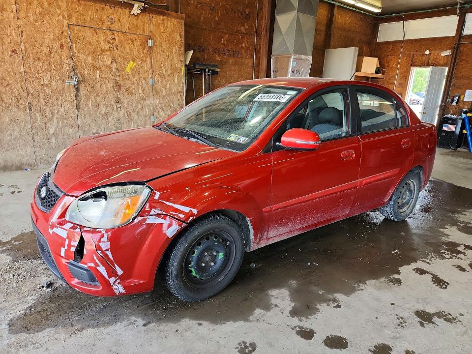 2010 Kia Rio VIN KNADH4A39A6665405 COPART salvage auction — FRONT END, Pa - Certificate Of Salvage, sold $150 on 2026-07-09 (photo 1)
