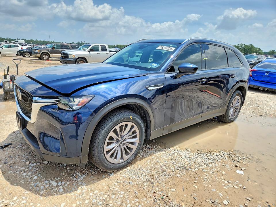 2025 Mazda Cx-90 VIN JM3KKBHD3S1240833 COPART salvage auction — FRONT END, TX - SALVAGE VEHICLE TITLE (P), sold $10,000 on 2026-07-17 (photo 1)