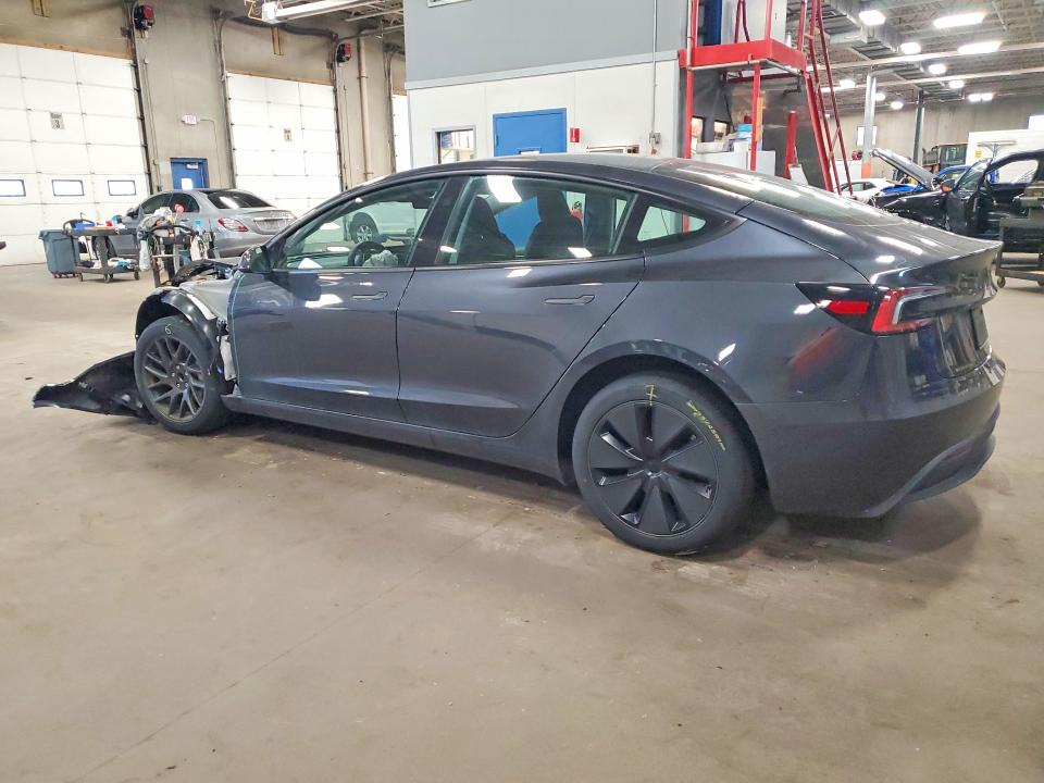 2025 Tesla Model 3 VIN 5YJ3E1EA1SF051470 COPART salvage auction — FRONT END, Mn - Cert Of Title-Salvage, sold $5,200 on 2026-07-28 (photo 2)