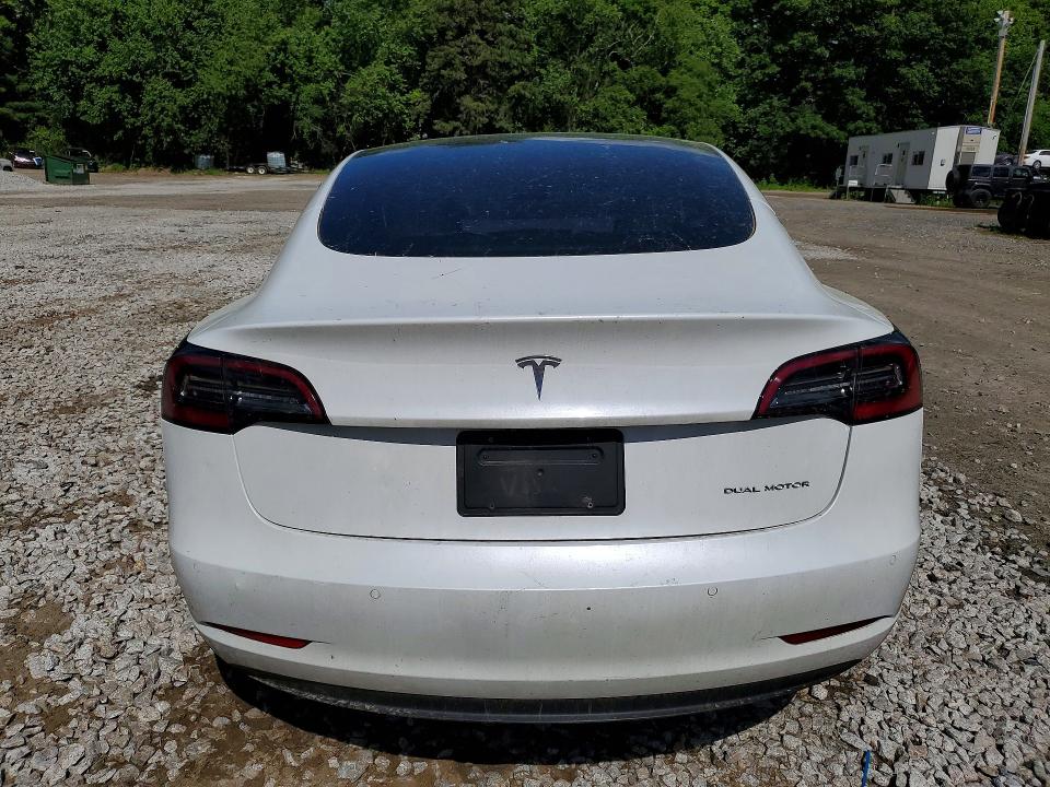 2022 Tesla Model 3 VIN 5YJ3E1EB9NF266852 COPART salvage auction — FRONT END, Ma - Cert Of Title-Salvage, sold $4,000 on 2026-07-17 (photo 6)