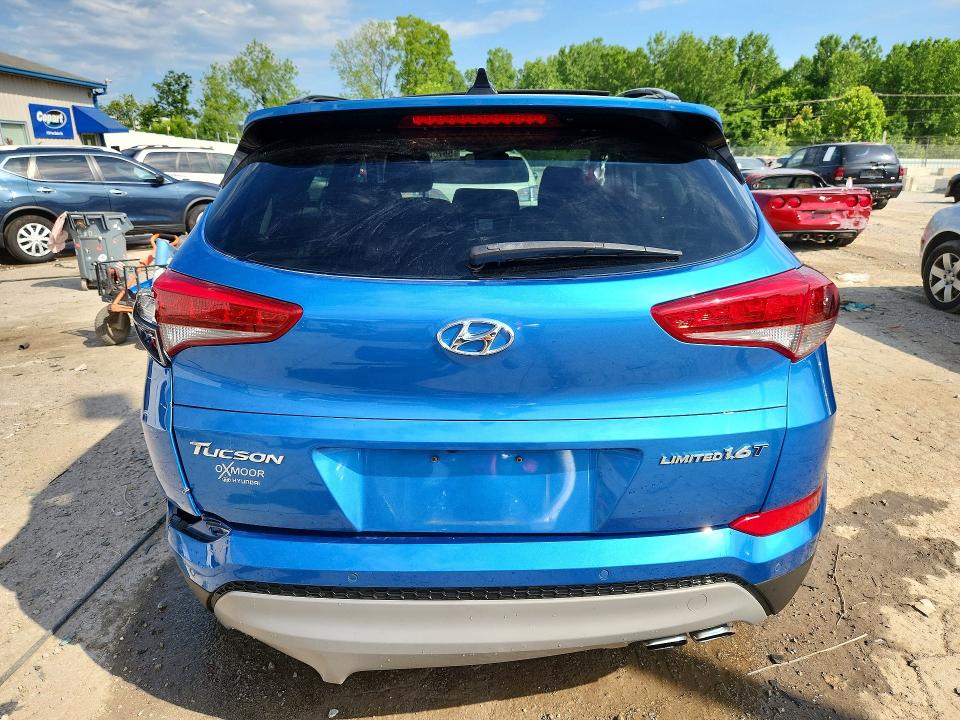 2018 Hyundai Tucson VIN KM8J33A26JU621312 COPART salvage auction — SIDE, Ky - Bill Of Sale/Part Only/No Titl, sold $4,350 on 2026-07-23 (photo 6)