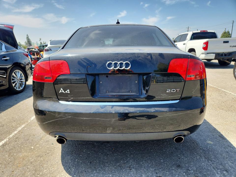 2007 Audi A4 VIN WAUAF78E47A016697 COPART salvage auction — SIDE, Ca - Salvage Certificate, sold $525 on 2026-07-21 (photo 6)