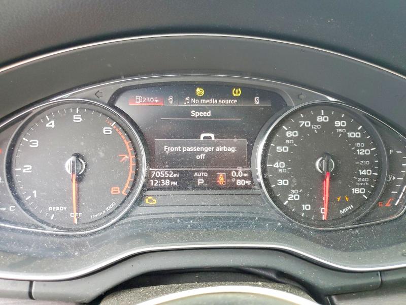 2021 Audi VIN WA1AAAFY9M2115737 COPART salvage auction — WATER/FLOOD, Nc - Salvage Certificate Of Title, sold $10,100 on 2026-07-15 (photo 9)