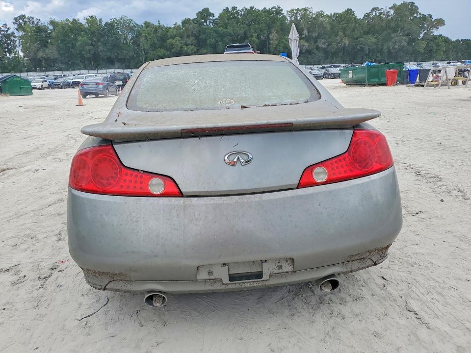 2004 Infiniti G35 VIN JNKCV54E44M809368 COPART salvage auction — MINOR DENT/SCRATCHES, Fl - Certificate Of Title, sold $750 on 2026-07-14 (photo 6)