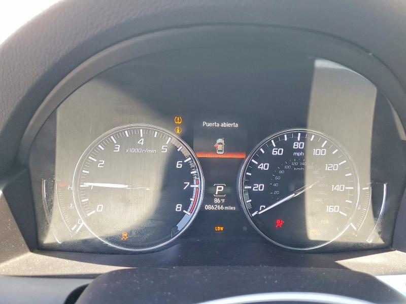 2014 Acura RLX VIN JH4KC1F34EC002636 COPART salvage auction — SIDE, Ca - Salvage Certificate, sold $2,150 on 2026-07-07 (photo 9)