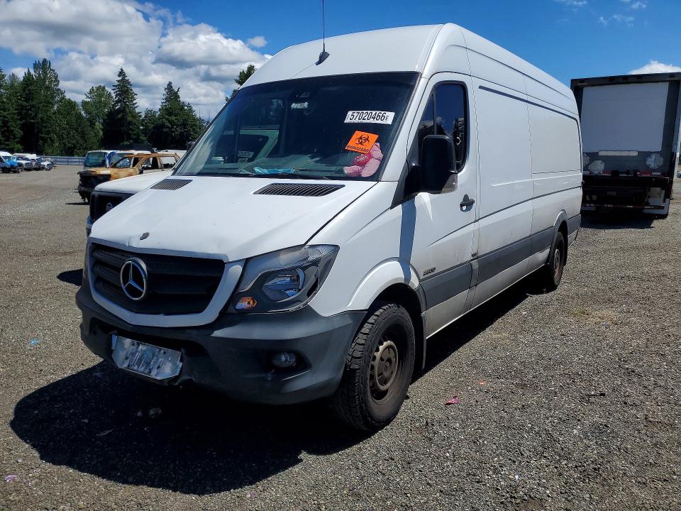 2014 Mercedes-benz Sprinter VIN WD3PE8DC7E5861621 COPART salvage auction — REAR END, WA - BILL OF SALE, sold $225 on 2026-07-29 (photo 1)