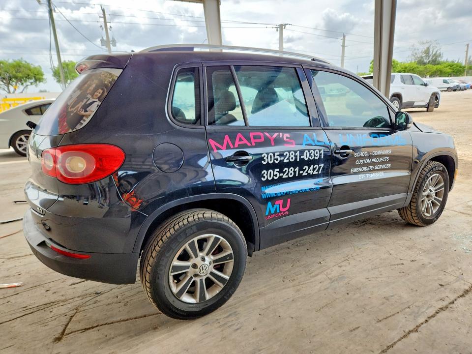 2009 Volkswagen Tiguan VIN WVGAV75N19W501214 COPART salvage auction — FRONT END, Fl - Cert Of Title Slvg Rebuildable, sold $475 on 2026-07-29 (photo 3)