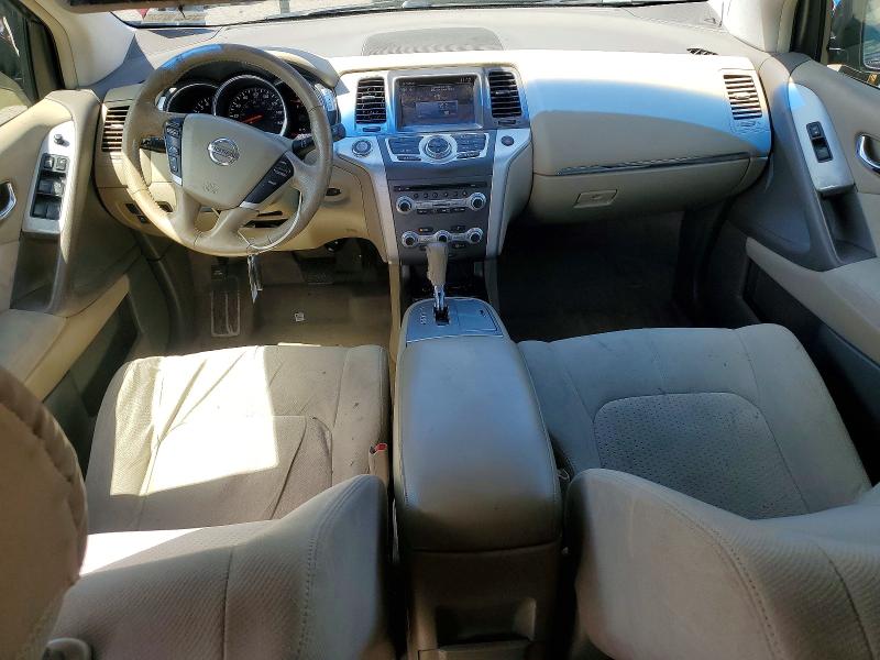 2012 Nissan Murano VIN JN8AZ1MW0CW233316 COPART salvage auction — REAR END, Pa - Certificate Of Salvage, sold $400 on 2026-07-17 (photo 8)
