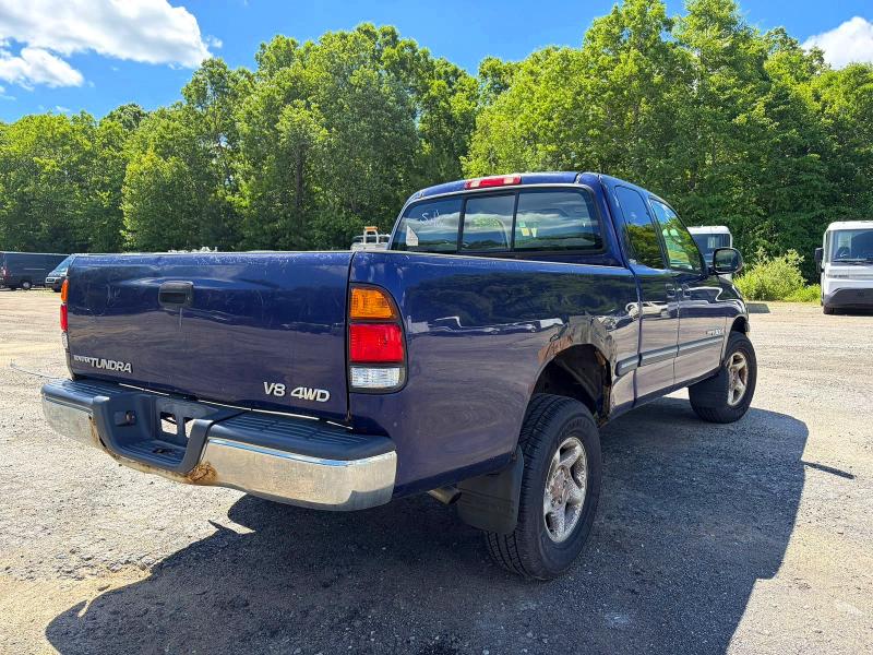 2000 Toyota Tundra VIN 5TBBT4410YS034872 COPART salvage auction — MINOR DENT/SCRATCHES, MA - CERTIFICATE OF TITLE (P), sold $2,300 on 2026-07-22 (photo 4)