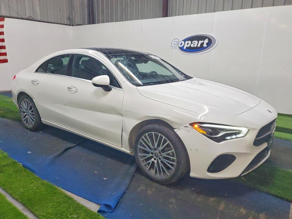 2025 Mercedes-benz Cla-class VIN W1K5J4GB6SN519227 COPART salvage auction — SIDE, FL - CERTIFICATE OF TITLE (P), sold $21,000 on 2026-07-20 (photo 4)